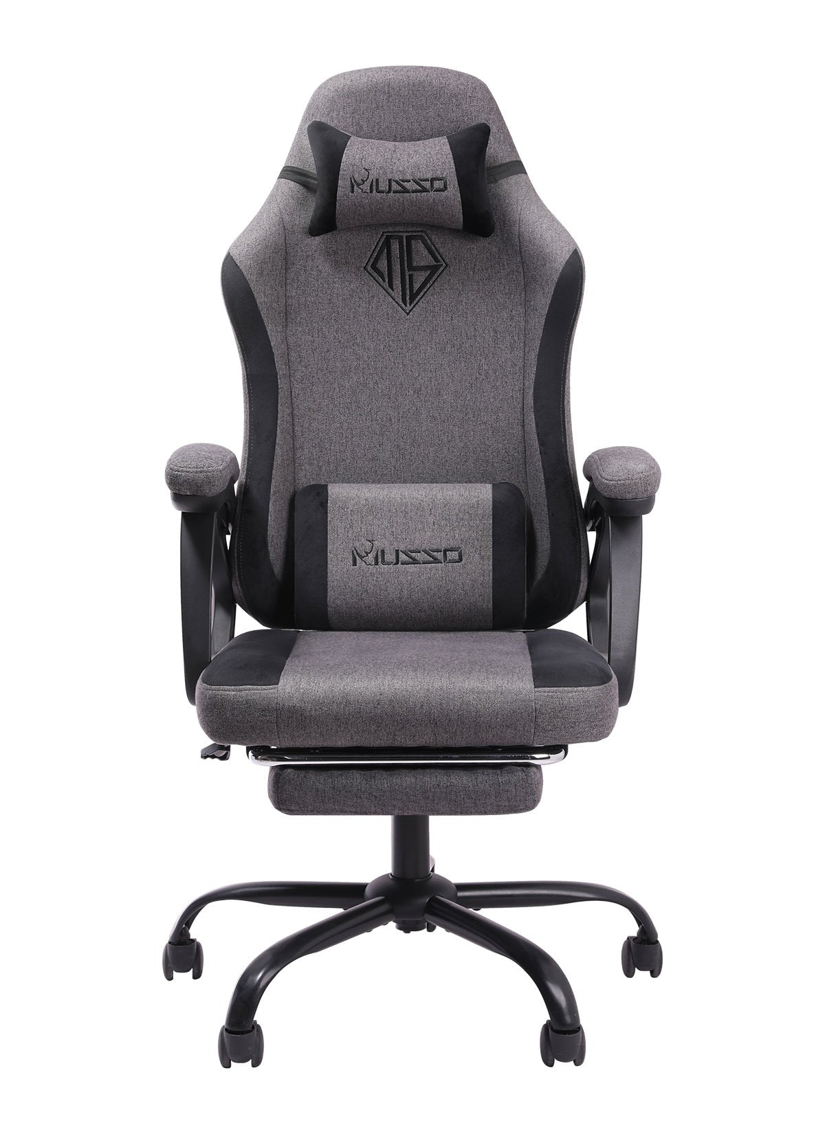 MUSSO Aeolus Series Fabric Computer Gaming Chair Navigator  With Footrest 109B-F L SIZE