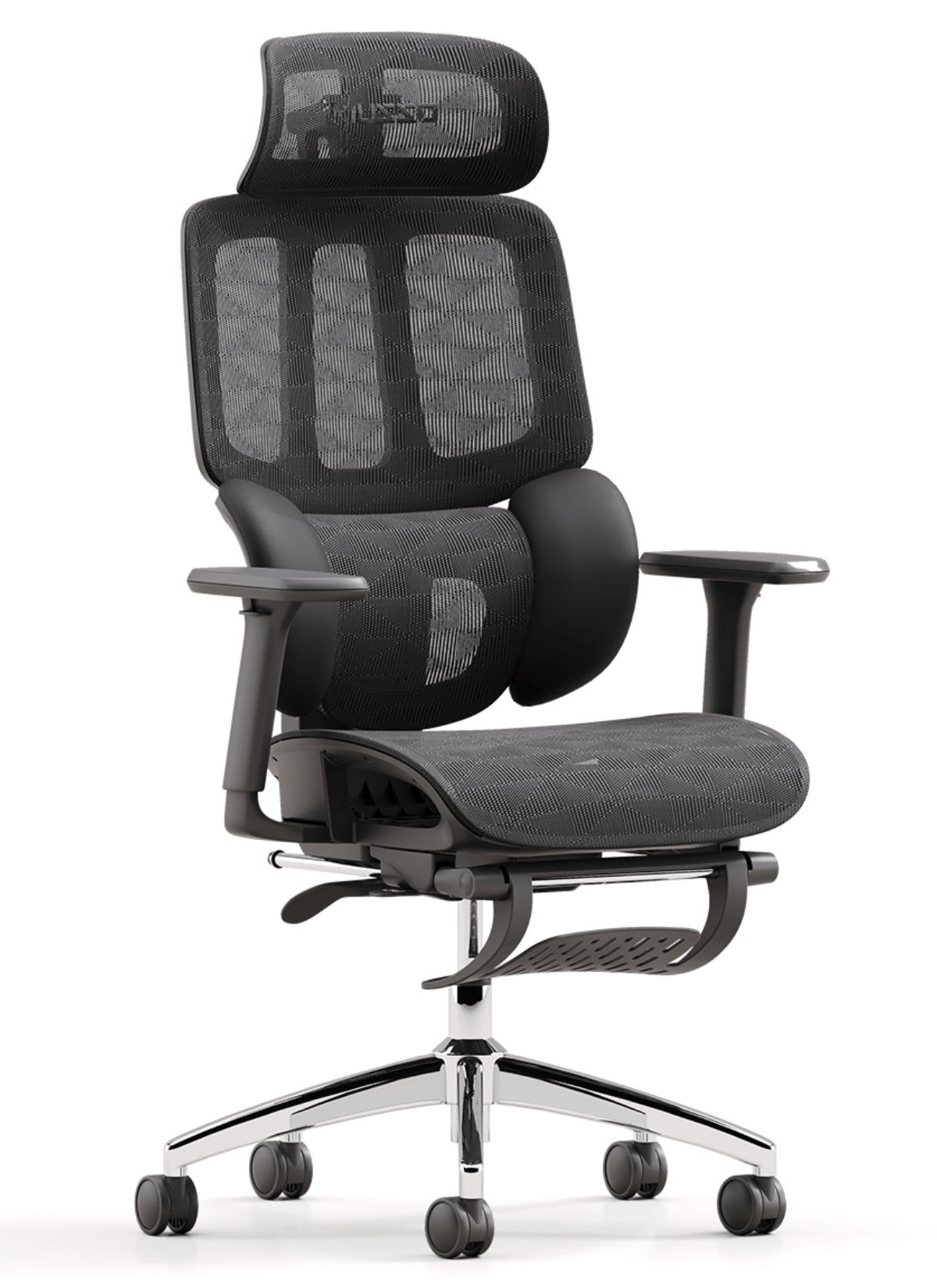 Kursi Ergonomik Jaring Pejabat MUSSO H80 Classic Ergo dengan Sandaran Kepala Boleh Laras SAIZ XL