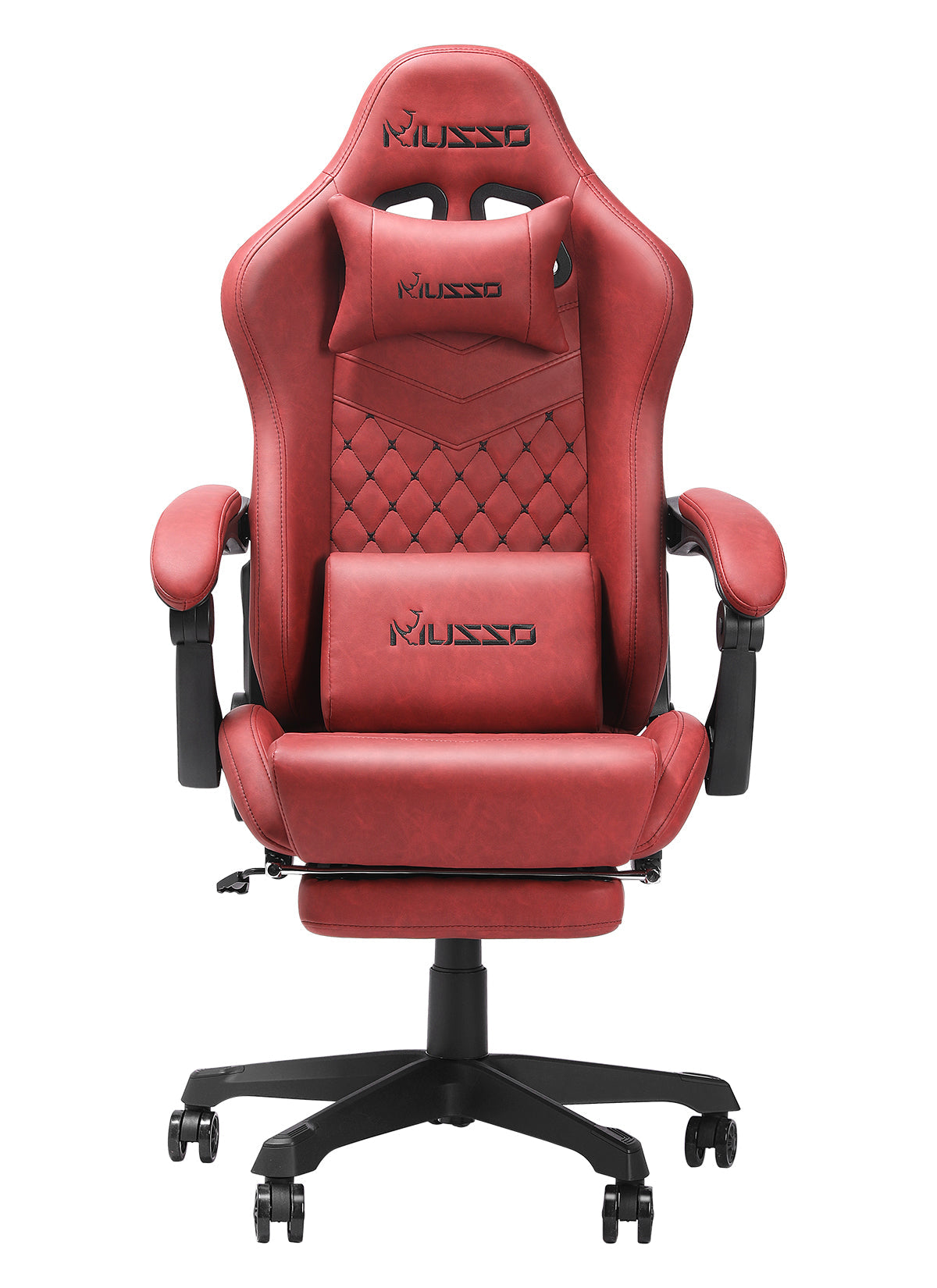 MUSSO Shark Series Computer Gaming Office Chair PU Leather with Headre musso.my